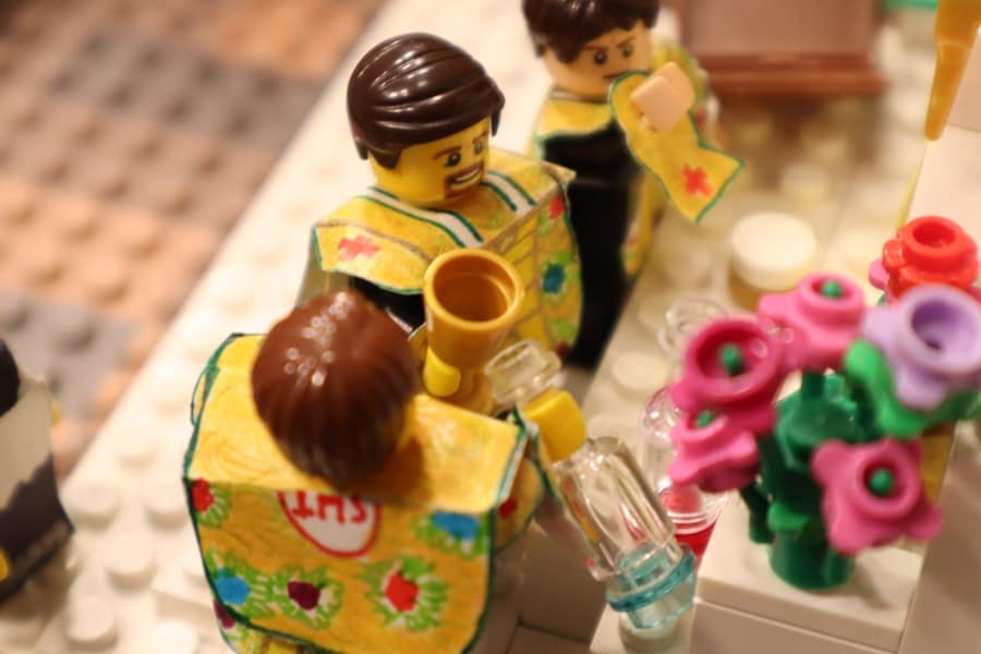 Photo LEGO flower sets